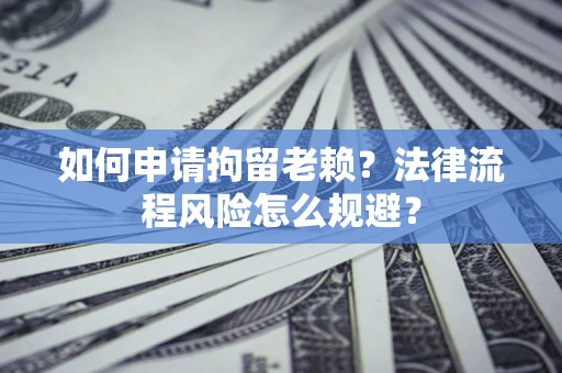 武汉如何申请拘留老赖？法律流程风险怎么规避？