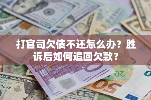 武汉打官司欠债不还怎么办？胜诉后如何追回欠款？