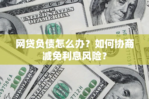 武汉网贷负债怎么办？如何协商减免利息风险？
