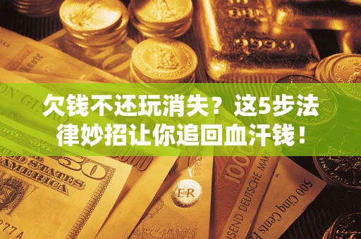 武汉欠钱不还玩消失？这5步法律妙招让你追回血汗钱！