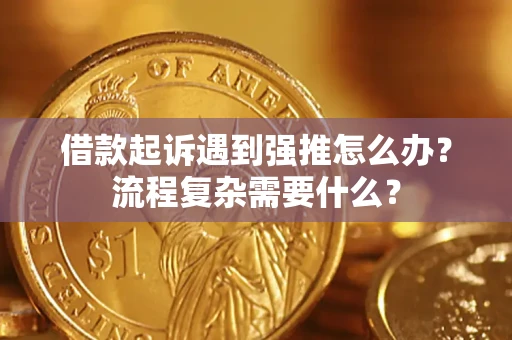 武汉借款起诉遇到强推怎么办？流程复杂需要什么？
