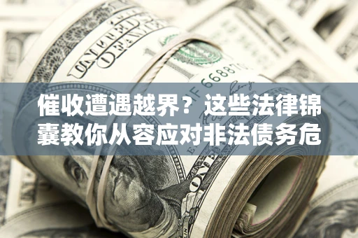 武汉催收遭遇越界？这些法律锦囊教你从容应对非法债务危机