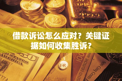 武汉借款诉讼怎么应对？关键证据如何收集胜诉？